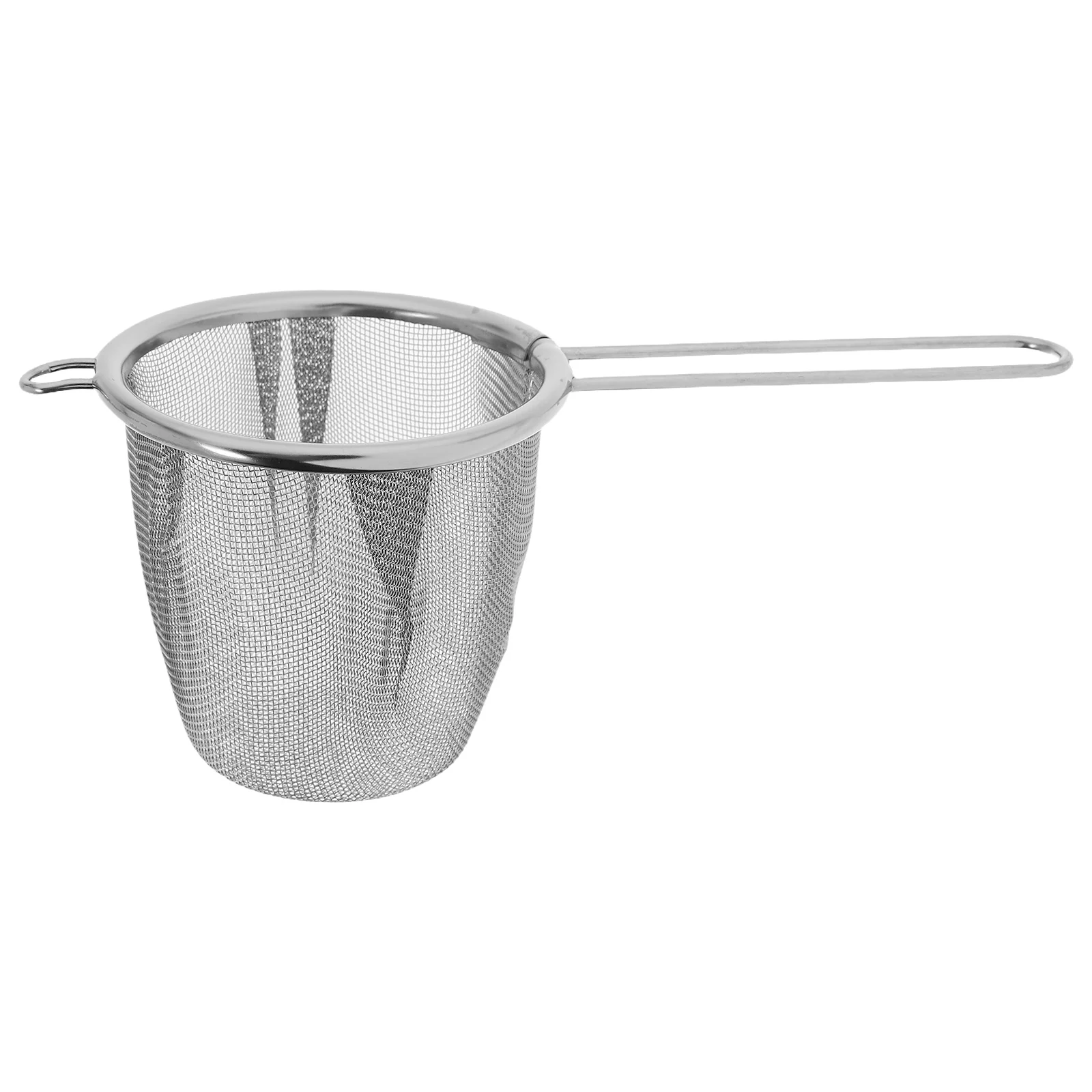 

Stainless Steel Tea Strainer Single Handle Fine Mesh Filter for Coffee Grounds Loose Leaf Tea Infuser Heat Resistant Metal Sieve