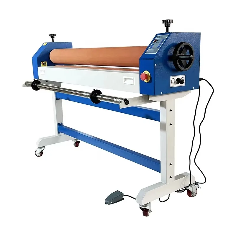 

Electric / Manual Cold Laminator Laminating Machine for Vinyl Film