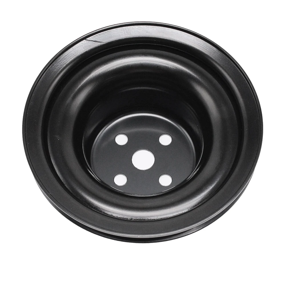 Car Water Pump Pulley Single 1 Groove Black Steel For Ford Mustang 260 289 302 351W 1965-1969 V88970BK view 4