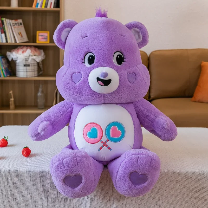 New Carestars Rainbow Happy Bear Emotional Bear Sweet Happy Cute Plush Toy Indoor Ornament Children Toy Festival Gift