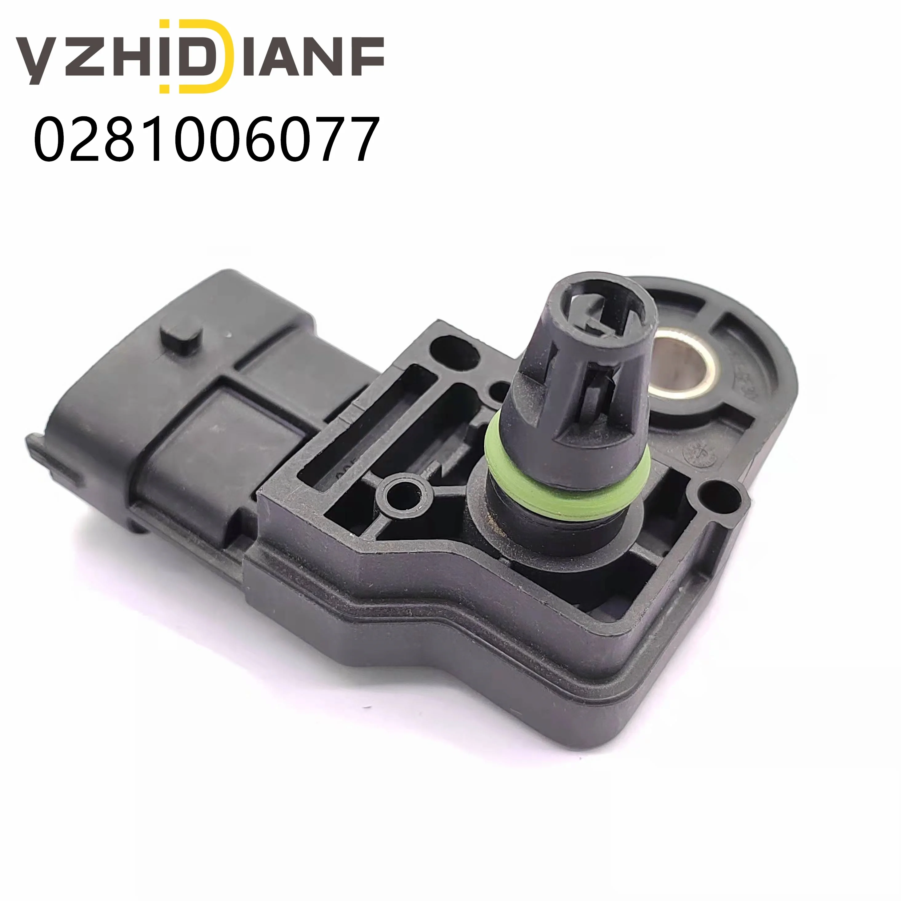 Sensor de presión del colector de admisión de aire, accesorio compatible con FIAT, LANCIA, OPEL, VAUXHALL, 1235029, 55568175, 0281006077