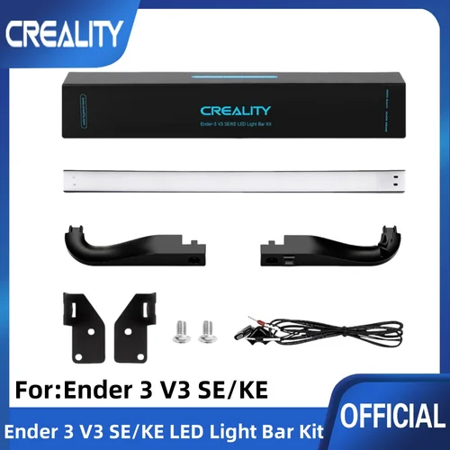 Creality-Kit de barra de luz LED oficial Ender 3 V3 SE/KE, luz LED para impresora 3D, 24V, 5W, sin luz suave estroboscópica para Ender-3 V3 SE / V3 KE