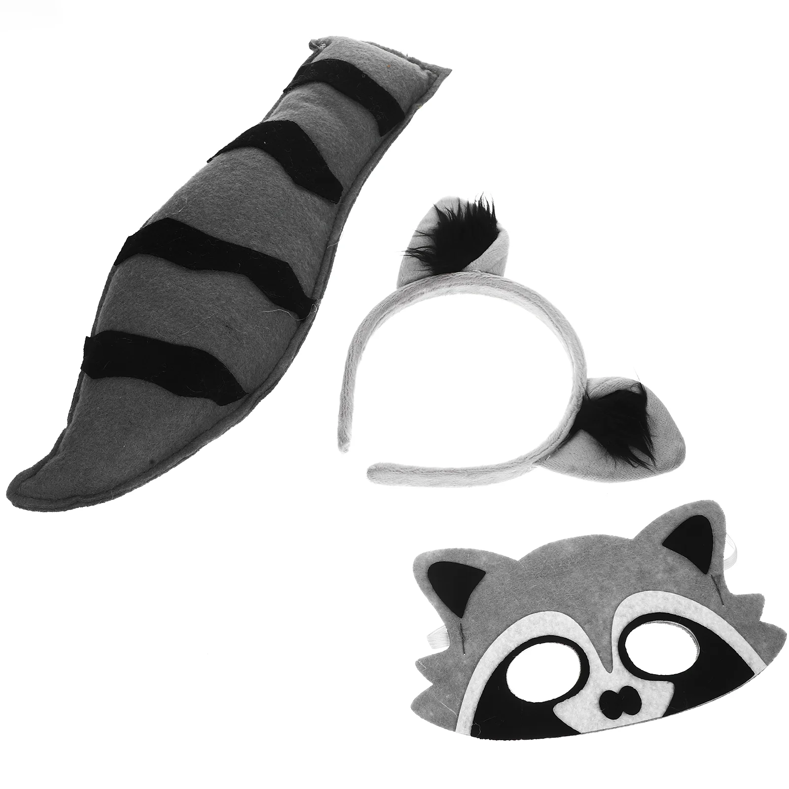 

Cosplay Suit White Headband Halloween Animal Costume Ears Tail Pp Cotton Cloth Prop Child Party