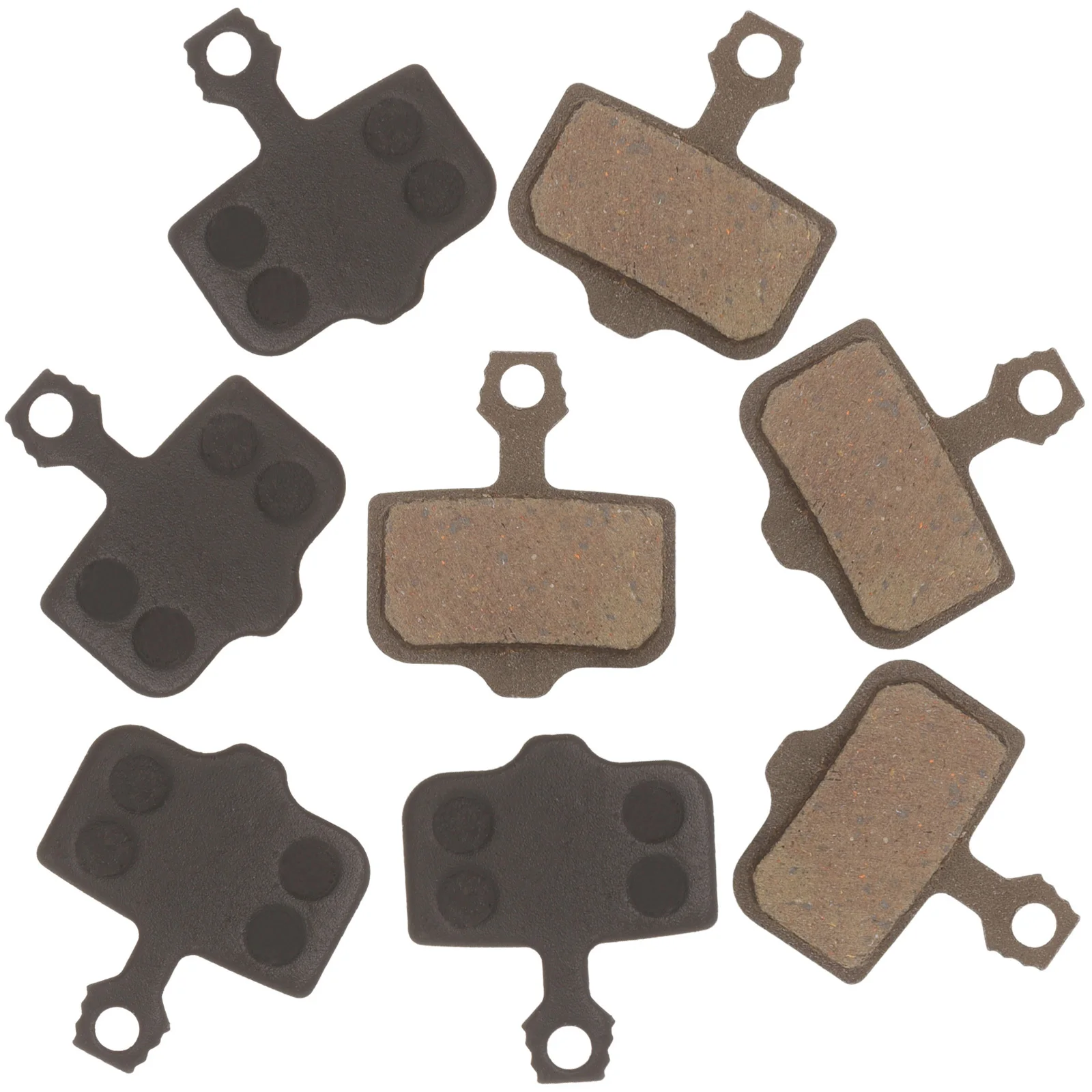 

1Set Brake Pads Wear Resistant Semimetal Resin Cycling Disc Brake Replacement for Mountain City Folding Bike Safety