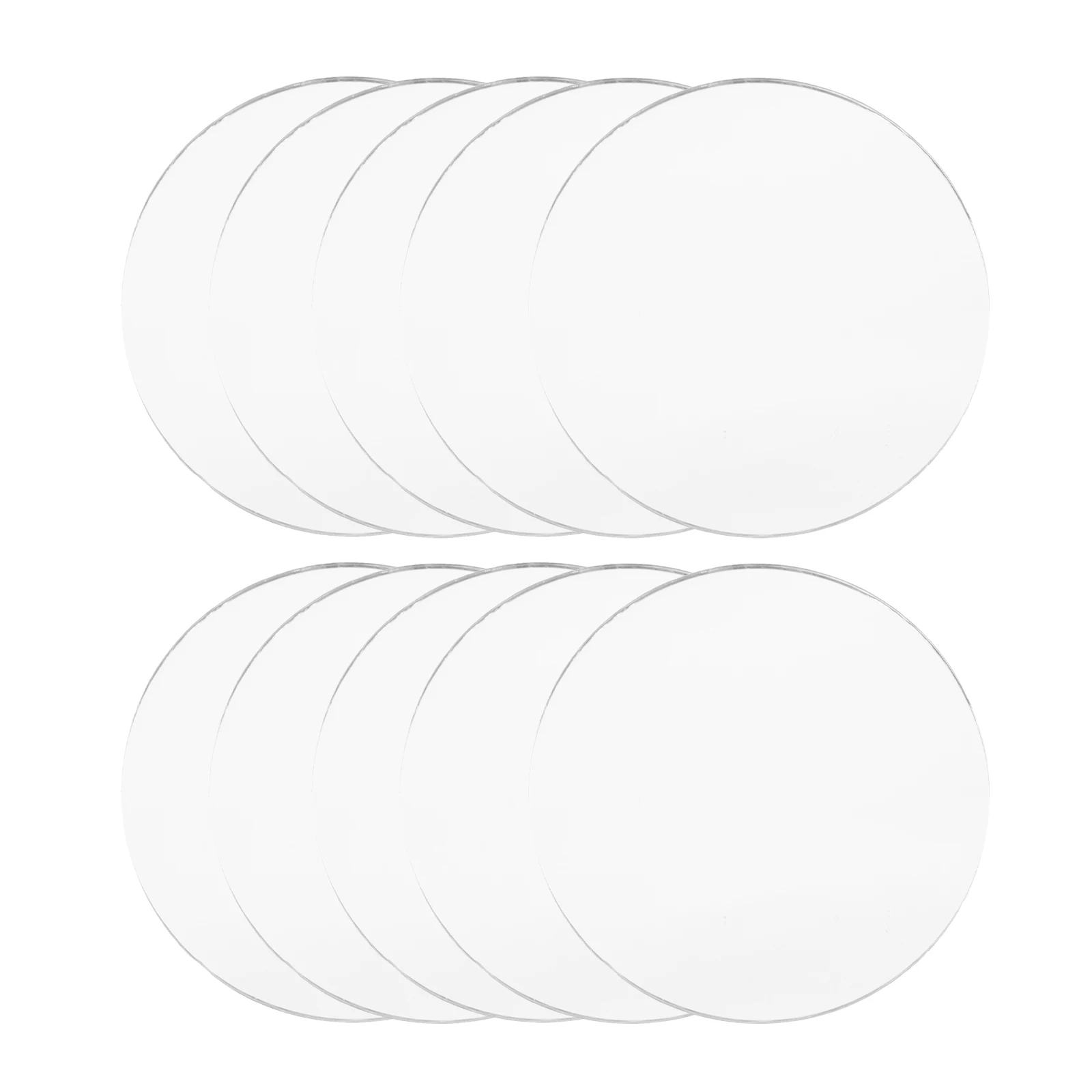 10-delige cosmeticaspiegel DIY ambachten glas voor compacte mini-make-up kleine spiegels