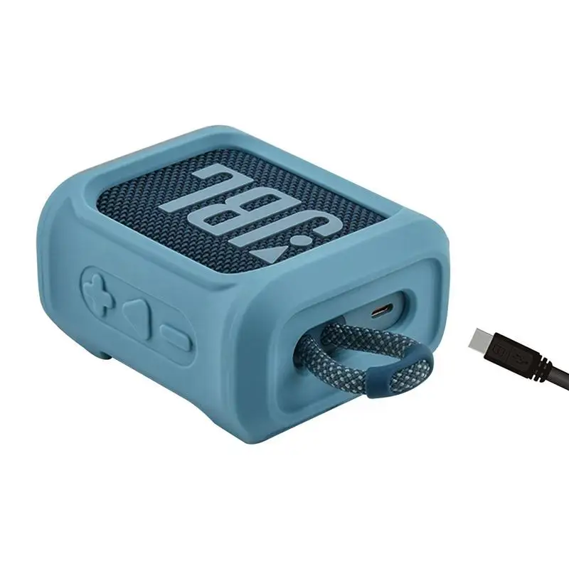 

New Soft Silicone Cover Speaker Cases For JBL GO 3 Speaker Shockproof Protective Sleeve For JBL GO3 Speaker Cover