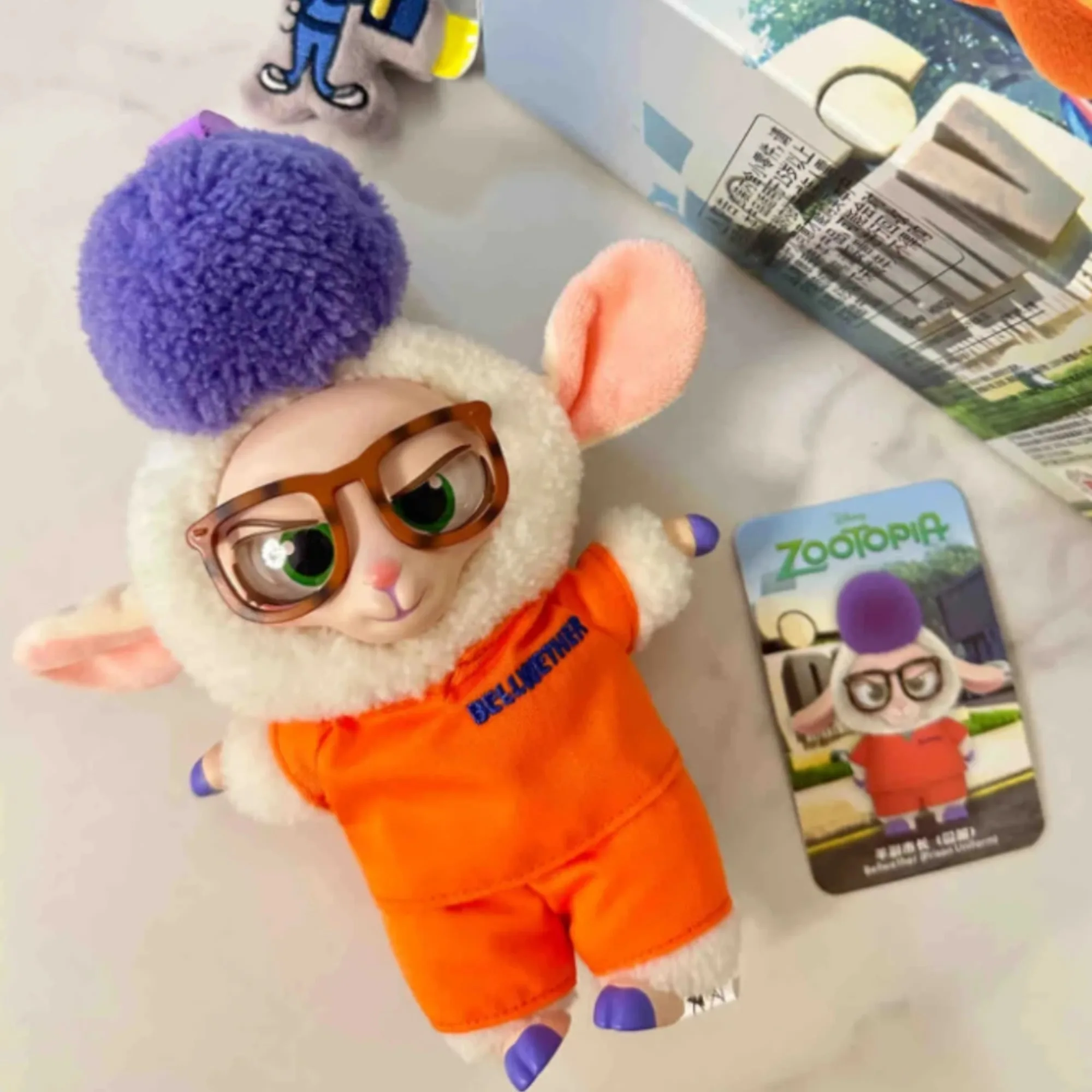 HOT Zootopia Judy Nick Vinyl Plush Blind Box Anime Periphery Backpack Bag Charm Accessories Trendy  Mystery Box Collection Gift