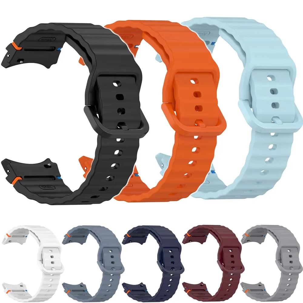 Ремешок для часов Samsung Galaxy Watch 7, ремешок для часов, стальная пряжка, браслет, ремешок для часов, аксессуары для умных часов