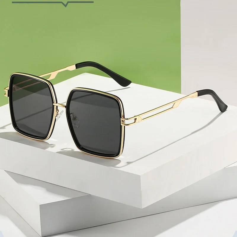 

New Women's Square Sunglasses Women's Large Frame Uv Anti-uv Sunglasses Fashion Sunglasses M5246