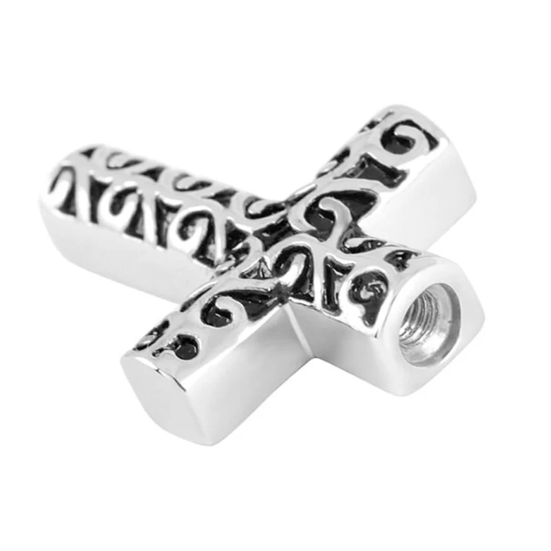 Đồ trang sức tưởng niệm hỏa táng Urn Crosses Đồ trang sức hỏa táng thú cưng Vòng cổ tro