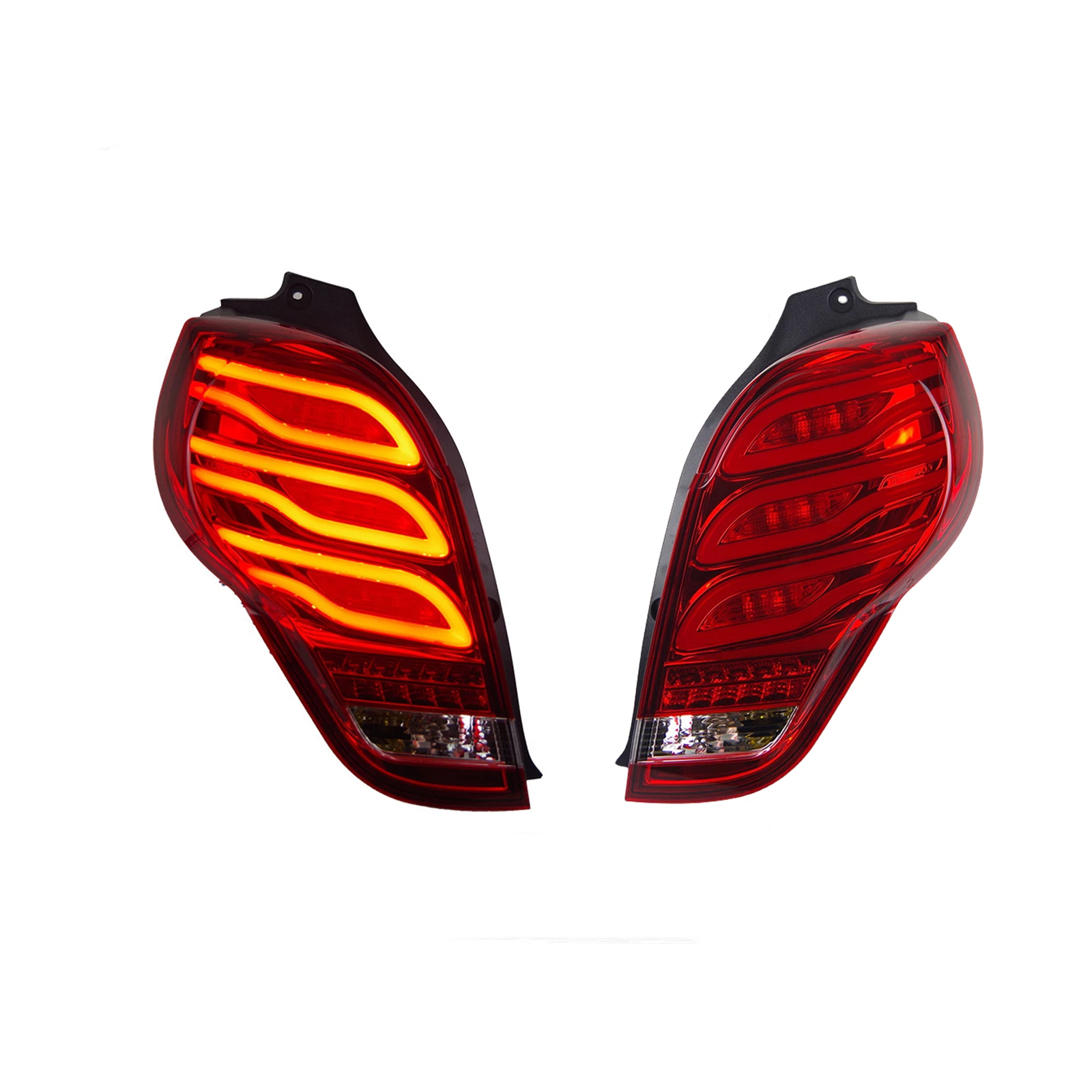 Tail Lights Assembly For Chevrolet Spark 2011 2012 2013 2014 Car Rear Bumper Turn Signal Brake Lamp Bulbs Taillamp Taillights