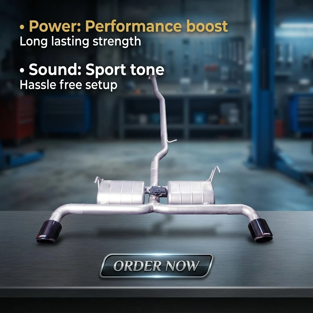 For Exhaust Suitable  2019-2023 Changan UNI-V 1.5T 2.0T  304SUS High-permance Valvetronic Exhaust System Muffler