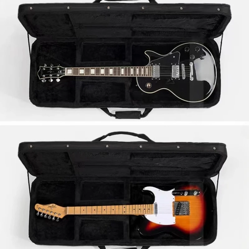 Electric Guitar Case Portable Thickened Bass Box Organizer Dustproof Professional Guitar Case Lightweight Instruments Parts