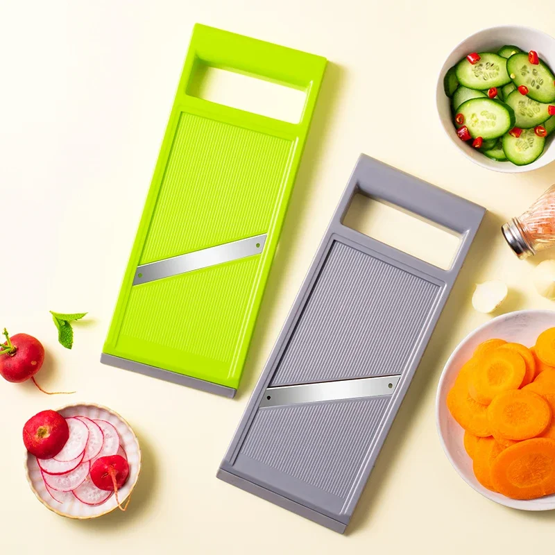 Multifunctionele Vegetable Cutter With Steel Blade Mandoline Slicer Potato Peeler Carrot Cheese Grater Kitchen Accessories Tools