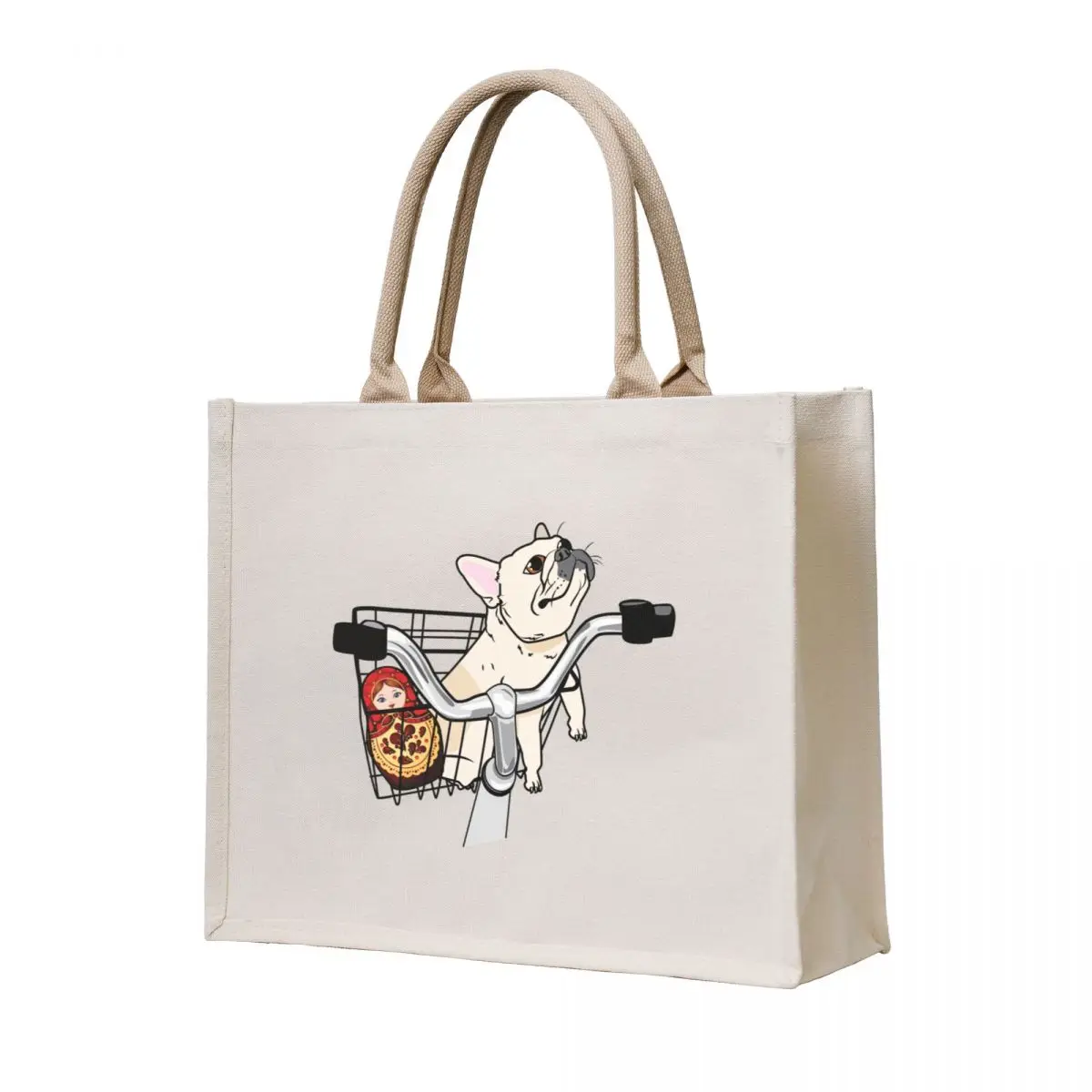 

Matilda the Frenchie Tote Bag Women's shopper bag Eco bag Woman shopper Shopping bags