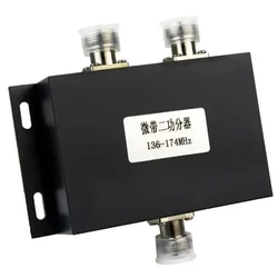 Microstrip Antenna Power Splitter Divider N/F 50W Radio Base Repeater VHF 136-174MHZ UHF 400-520Mhz Aerials Tools Accessory