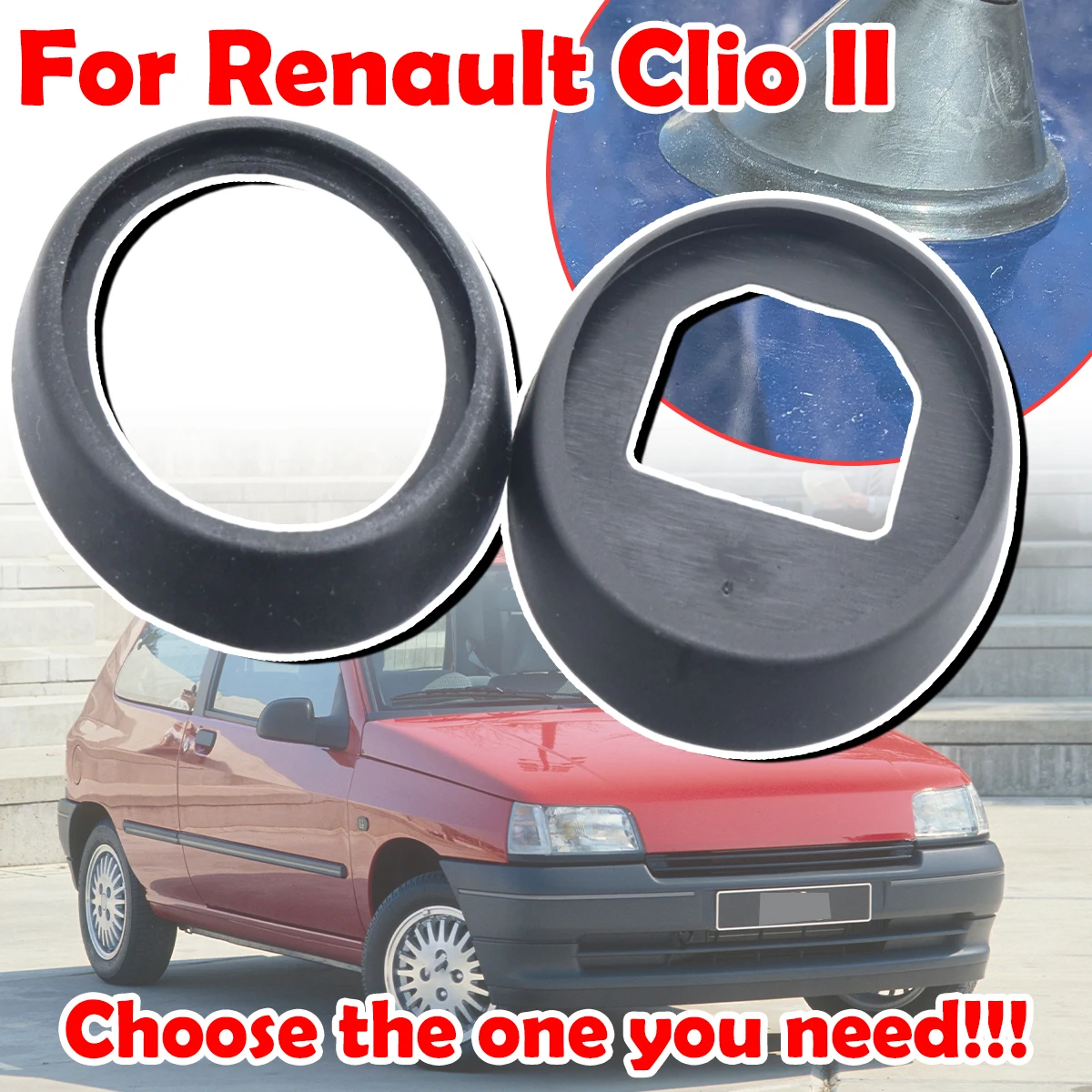 

Roof Mast Whip Aerial Antenna Base Seal Rubber Gasket Replacement part Car Accessories For Renault Clio II For Opel / Vauxhall