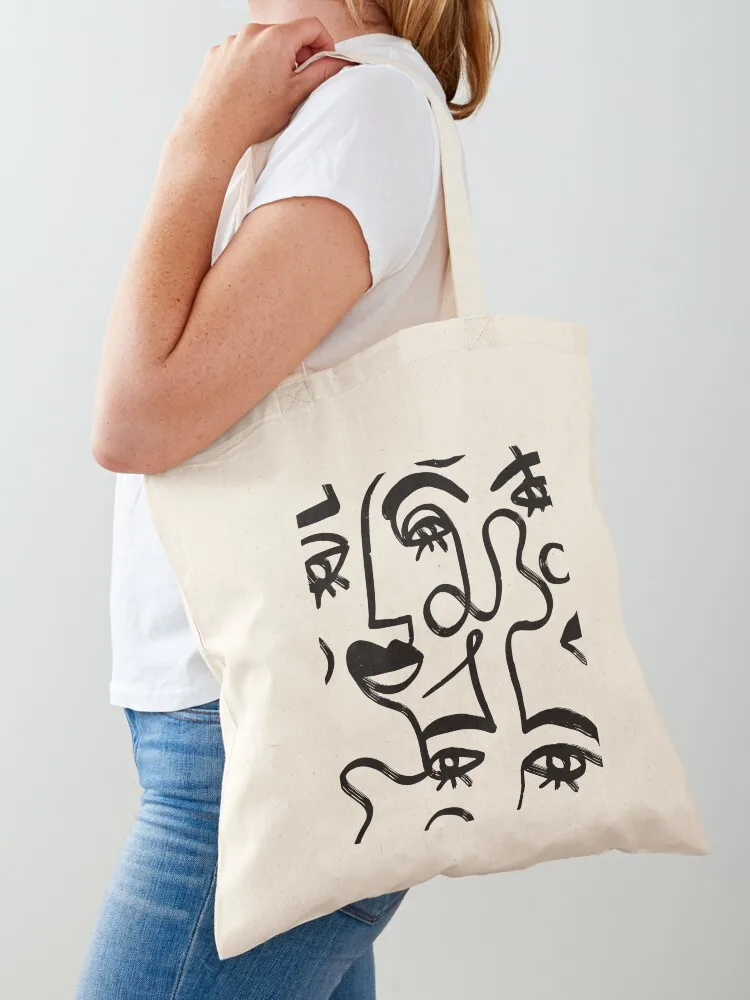 Abstract Line Ladies Tote Bag large size bags bags for women shopper bags for women
