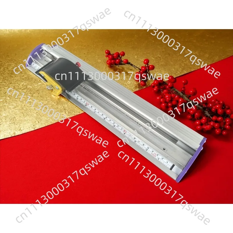 Manual Protective Sliding  Board Cutting Ruler Aluminum Alloy Art Ruler Non-slip Anti-Running Deviation Ruler
