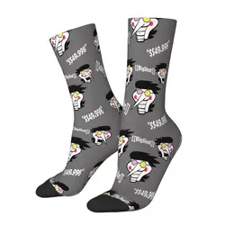 Deltarune Spamton Undertale Napstablook-Calcetines estampados para hombre y mujer, medias de invierno