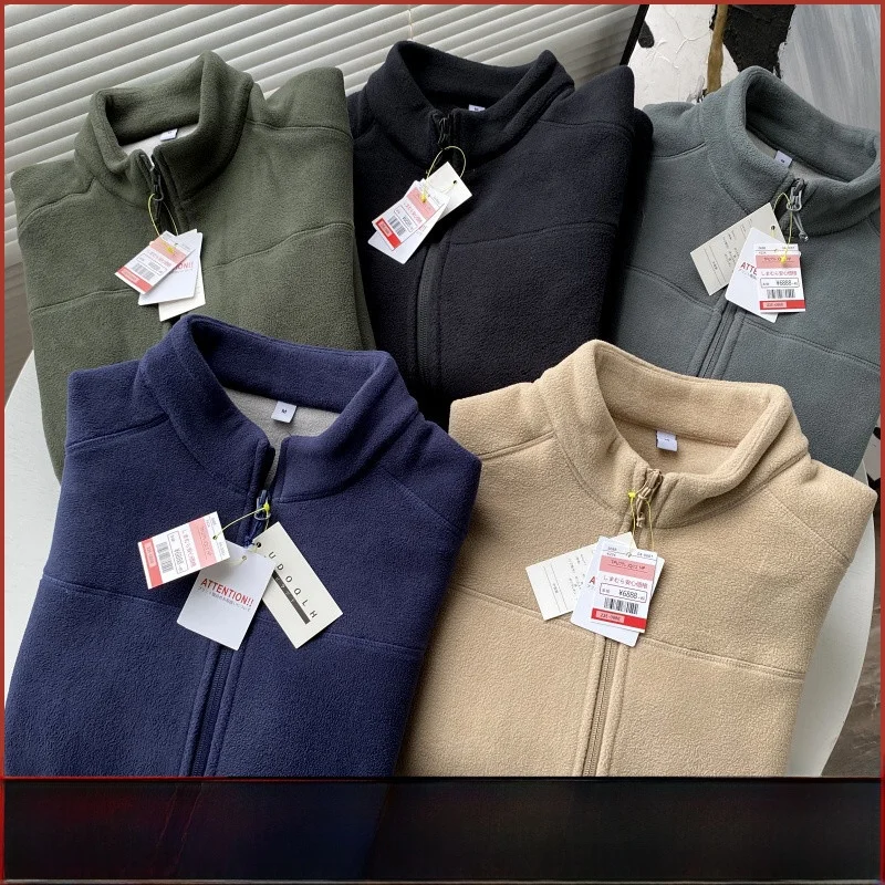 

Thiened Fce Jaet Youth Trendy Autumn Winter New Arrival Outdoor Warm Coat Men's Faion Outerwear Zipper Closure Long ...