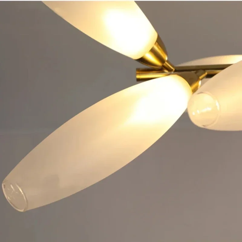 Nordic Rice Grains Design Glass Led Pendant Lights Dimmable For Living Dining Room Coffee Tables Bedroom Home Decor Hanging Lamp