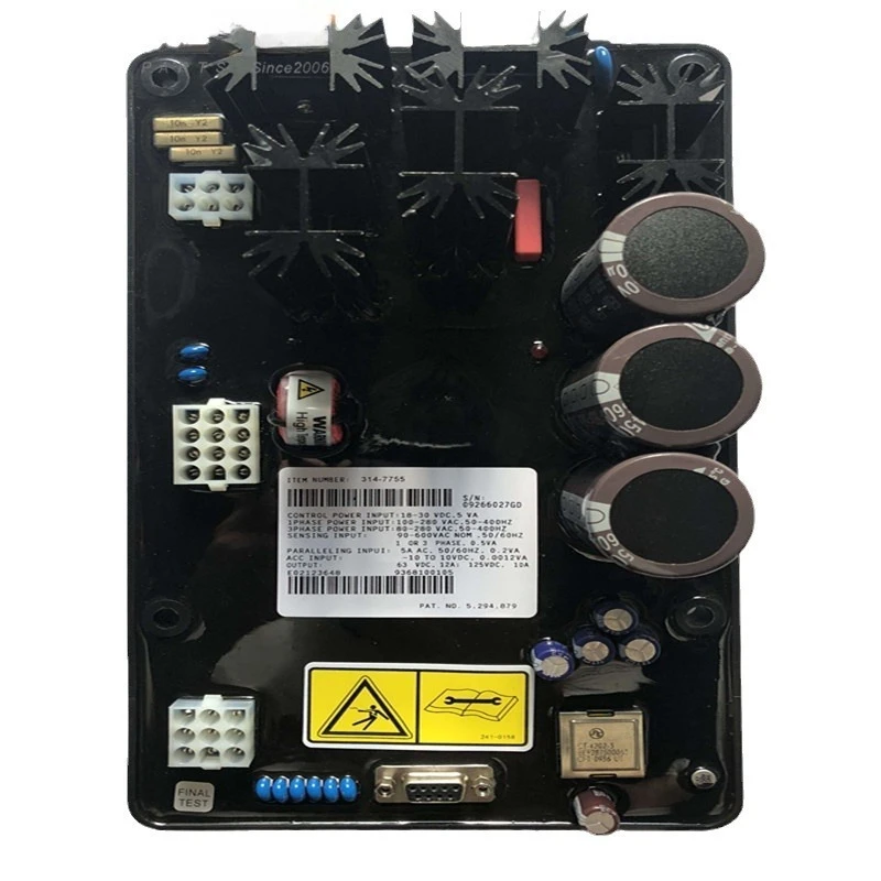 For 314-7755 Voltage Regulator Board, Generator Set Electronic Automatic Voltage Regulator AVR Voltage Regulator Board