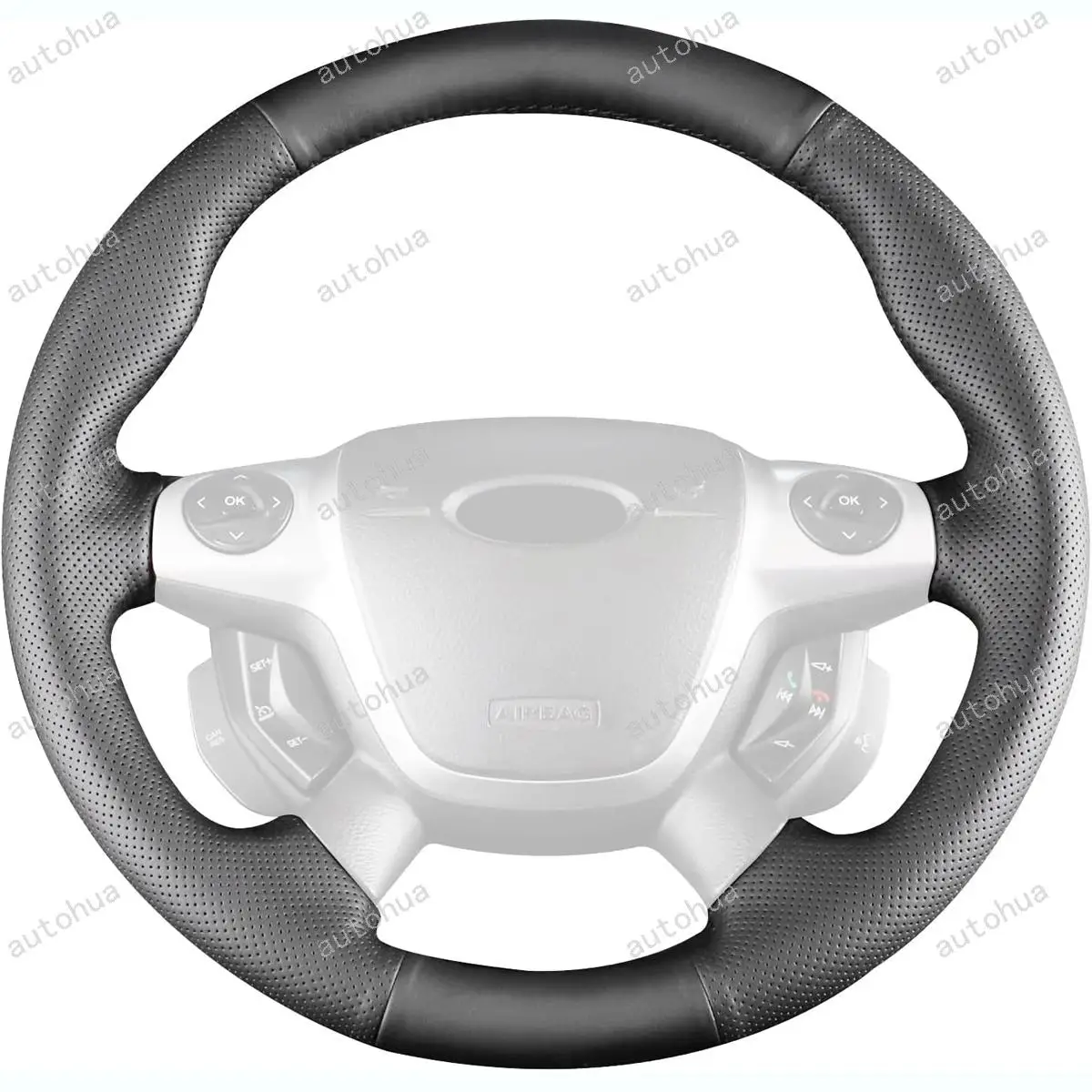 غطاء عجلة القيادة فورد 2013 كوغا/التركيز ST/الهروب // 2012 التركيز Zetec S/التركيز ST/التركيز الكهربائي/C-MAX // 2011 جراند C-MAX/التركيز