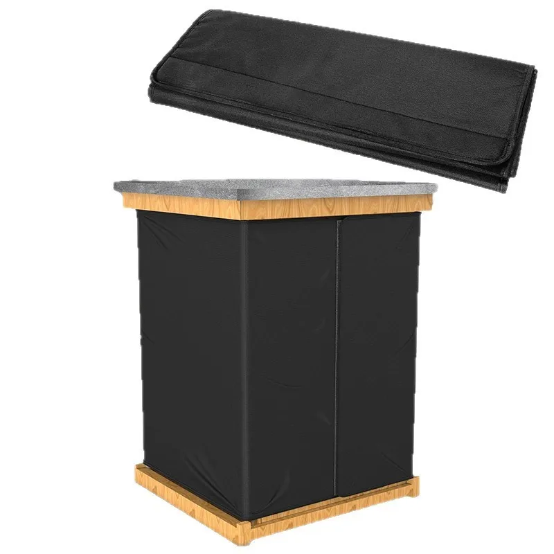 ABJO-Beehive Cover For 8/10 Frame Hives- Black Design, Weatherproof& Dustproof Protection