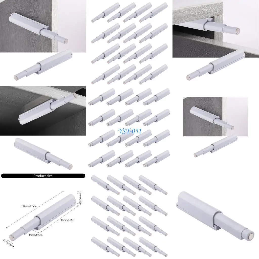 

E15A 16 шт., модернизирующие демпферы дверей шкафа с мягким закрытием с винтами для домашней мебели