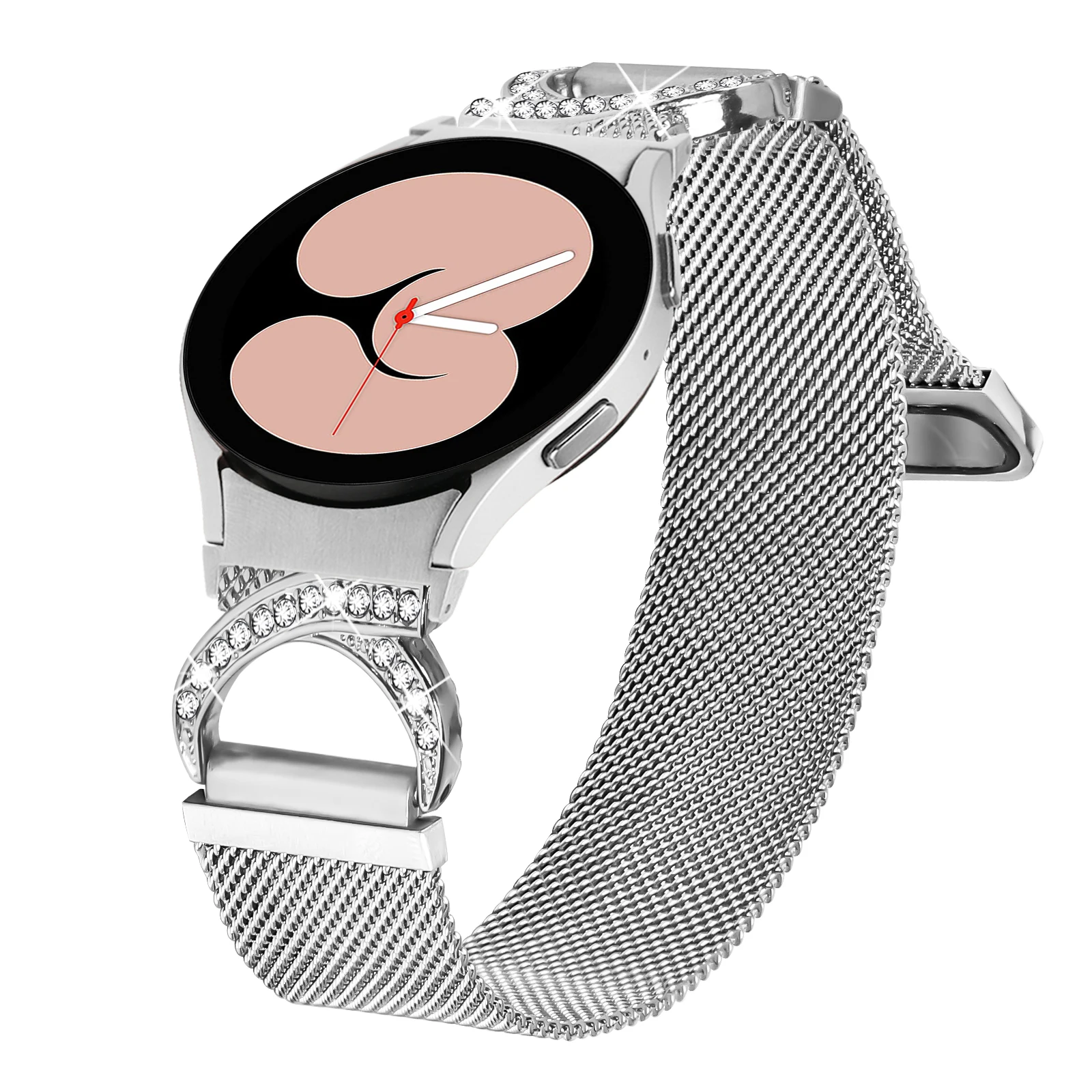 لا توجد فجوات حزام ميلانيزي لسامسونج غالاكسي 7 6 5 4 40 44 مللي متر سوار من الفولاذ المقاوم للصدأ حزام مغناطيسي لساعة جالاكسي 6/4 كلاسيك 5 #2