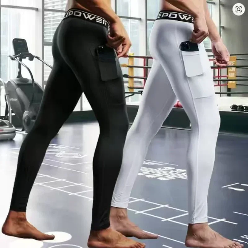 2027 New Mans Compression Pants Tights Cool Dry Leggings Sports Baselayer Running Tights Athletic Workout Active Shorts Male