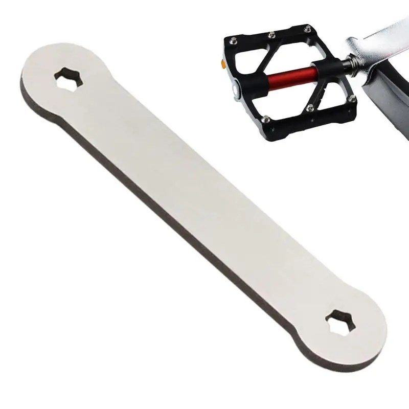 Cycle Wrench Multifunctional Cycle Pedal Removal Wrench Model Number Printed On The Surfaces Comfortable Grip Energy-Saving