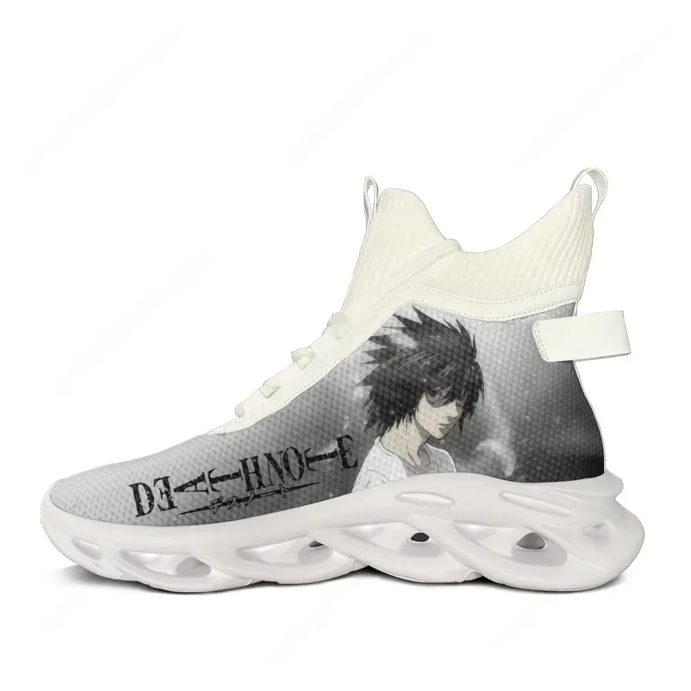 

Death Note High Top Sneakers Anime Manga Men Women Teenager Sports Running Shoes Sneaker Lace Up Mesh Footwear Custom Made Shoe