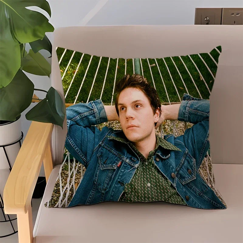 Pillowcases Evan Peters Cushion Cover 45x45cm 35x35cm Sofa Cushions Couch Pillows for Bedroom Home Decor Pillow Case