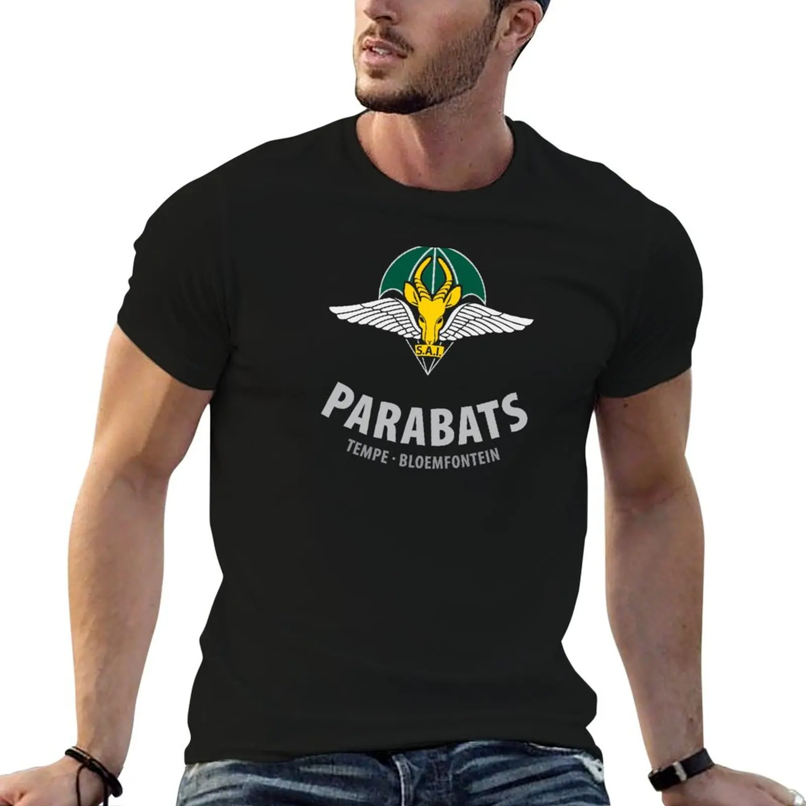

SADF Parabat (1 Parachute Bn) Shirt T-Shirt man t shirt summer t shirts with prints T-Shirt