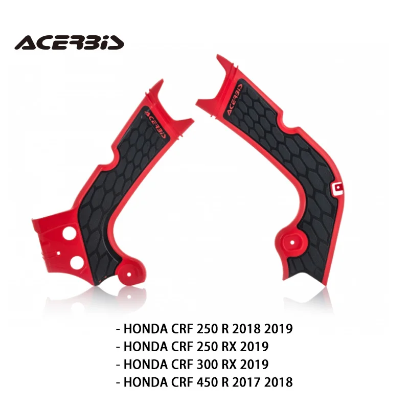 Italian Acerbis X-Grip Off-road Motorcycle Frame Guard Plate Anti Wear Frame Protection Plastic Parts Modification