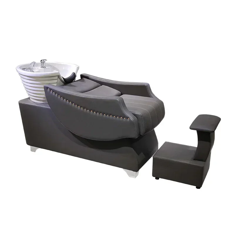 

Hair Spa Washbasin Shampooing Washing Chair Porcelain Hairdressing Salon Professional Makeup Chuveiro Headspa Bed Cosmetologist