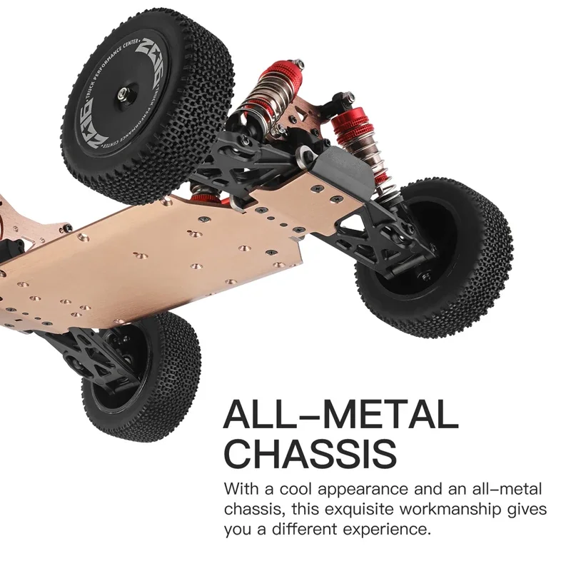 WLtoys 144001 60KM/H RC카 전문가용 1/14 전동 4x4 오프로드 무선 조종 자동차 드리프트 고속 레이싱카 장난감 어린이 선물