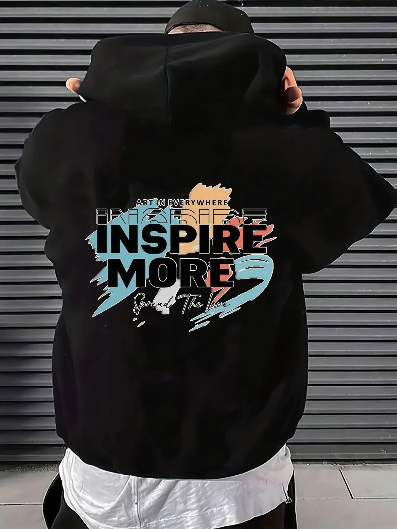 Men's Casual Hoodies, Trendy Fashion Round Neck Style, Travel Beach Fitness Running Training Style, Long Sleeve Pullover, Plus Size