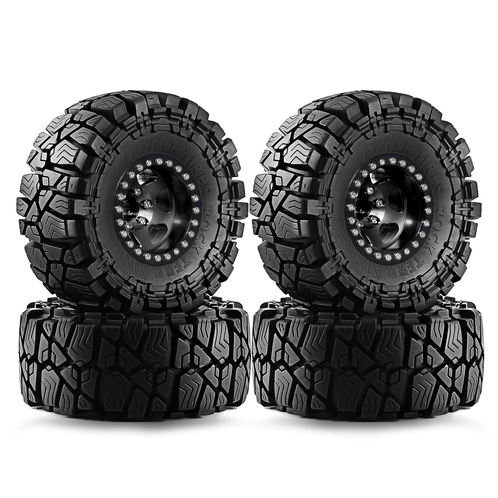 

Колеса и шины с замком диаметром 1,9 дюйма, совместимые с внедорожными моделями масштаба 1/10 II 90046 III AXI03007 Pro TRX6 Gen7 Gen8 VS4-10 CFX