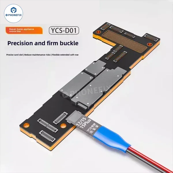 YCS-D01 10 في 1 كابل تمهيد الطاقة تيار مستمر كشف التمهيد السريع آيفون 6-16ProMax هواوي Mate40 اختبار بدون بطارية