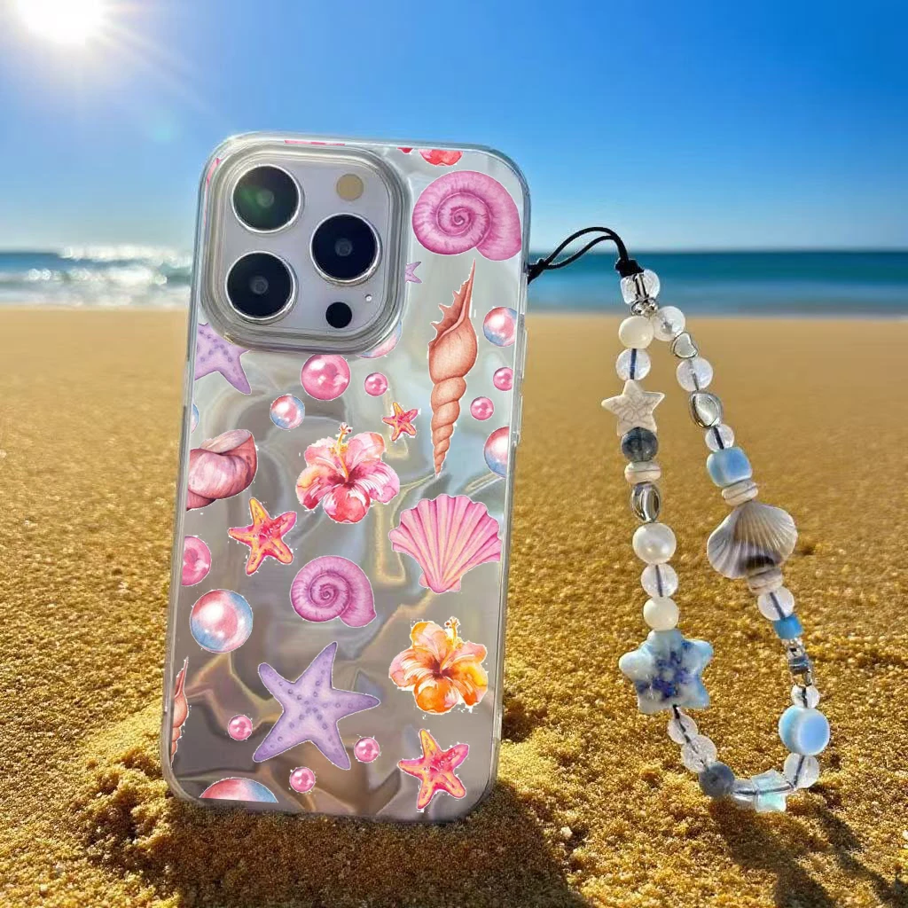 Frangipani Trendy Shell Chain Case Voor Infinix Note 50 40 Pro 50S 50X Smart 10 Plus 9 8 7 ITEL A50 P55 Camon 30 Pro Nul 40