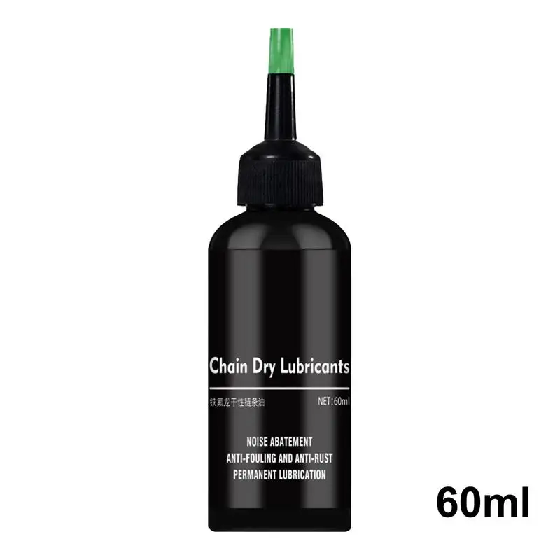 Lubrificante para corrente de motocicleta, 60ml, à prova de poeira, óleo ceroso seco, antiferrugem e desgaste, volante, lubrificação para corrente