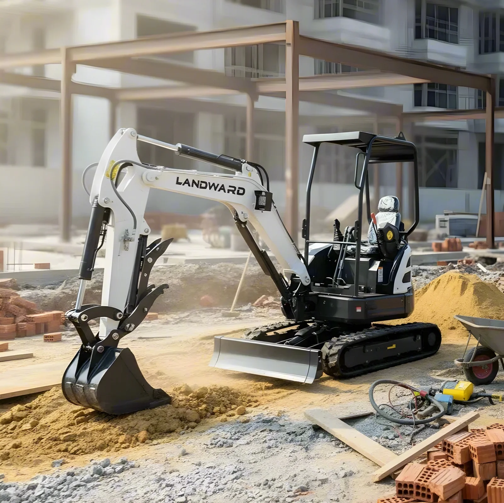 

Wholesale 2.5Ton Hydraulic Crawler Kubota Engine Excavator Orchard Farm High Quality Mini Diesel Digger Euro 5 Engine Customized