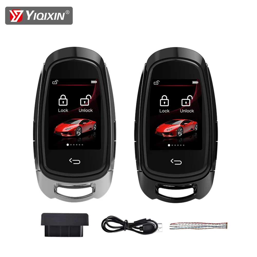 Universal OBD Remote LCD Smart Car Key For BMW Mercedes Benz Audi Ford VW Hyundai Land Rover Toyota Porsche Lexus Korean English