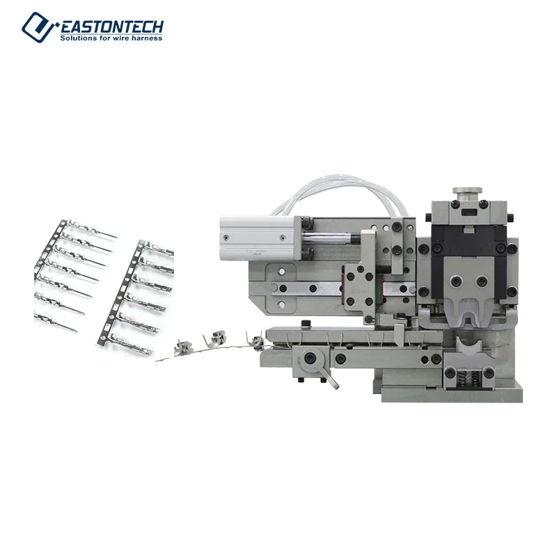 

Eastontech High Quality Wire Crimping Machine EW-09H019 Pneumatic Horizontal/Lateral Feeding Applicator Machine