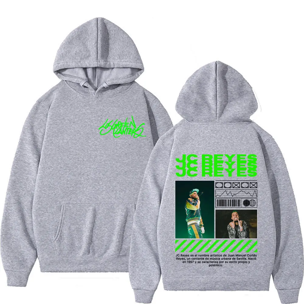 Rapper Jc Reyes Album 2025 Tour Merch Pullovers Men Women Fashion Hip Hop Vintage Hoodie Streetwear High Quality Sweatshirt Tops