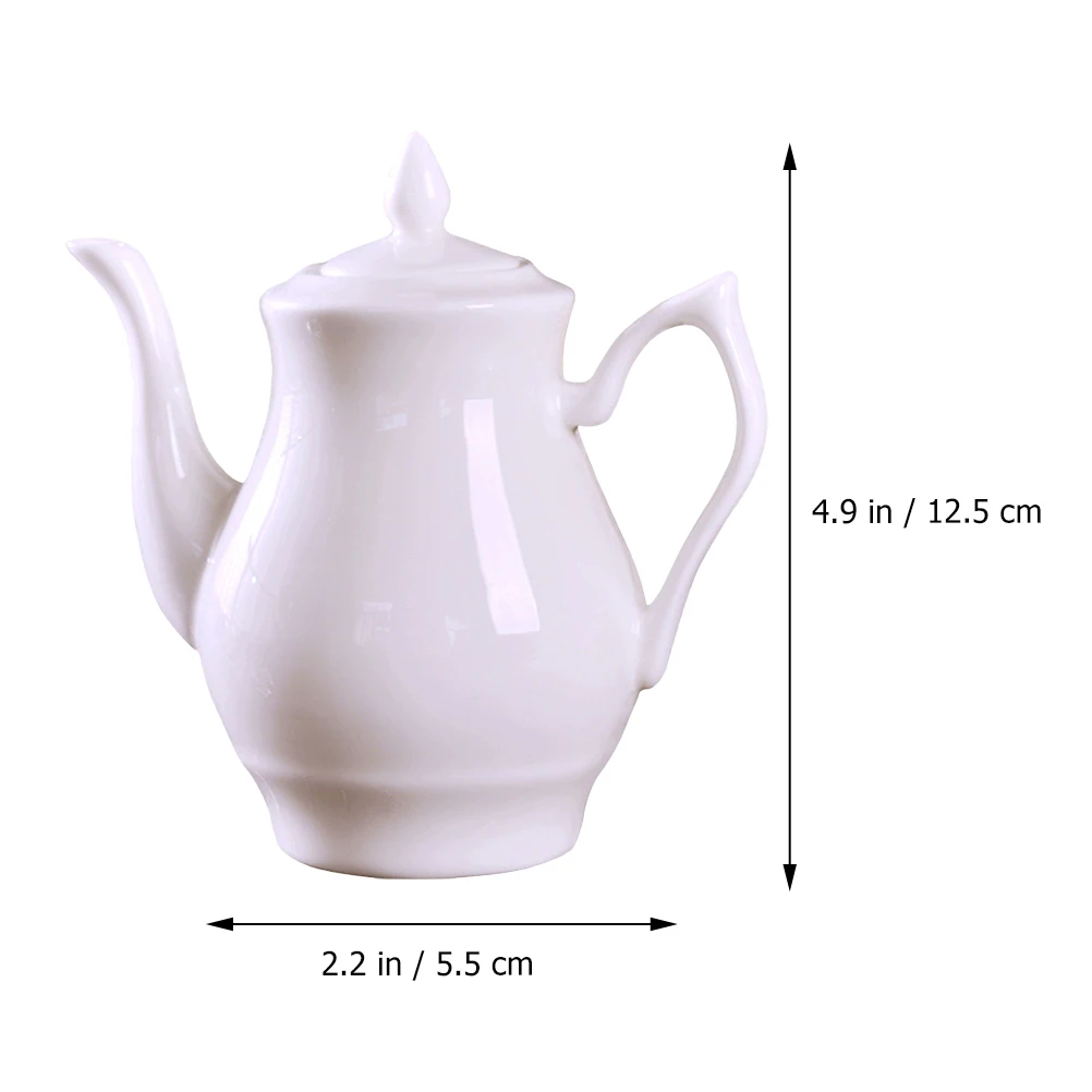 

1Pcs Bone China Soy Sauce Dispenser Bottle Premium Ceramic Container for Kitchen Vinegar Oil Seasoning Sauce Storage