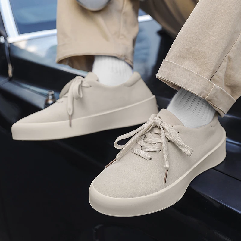 Men's casual shoes simple and fashionable board shoes artistic and versatile low top shoes outdoor casual sports walking shoes